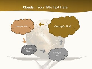 Planet On The Tray PowerPoint Template