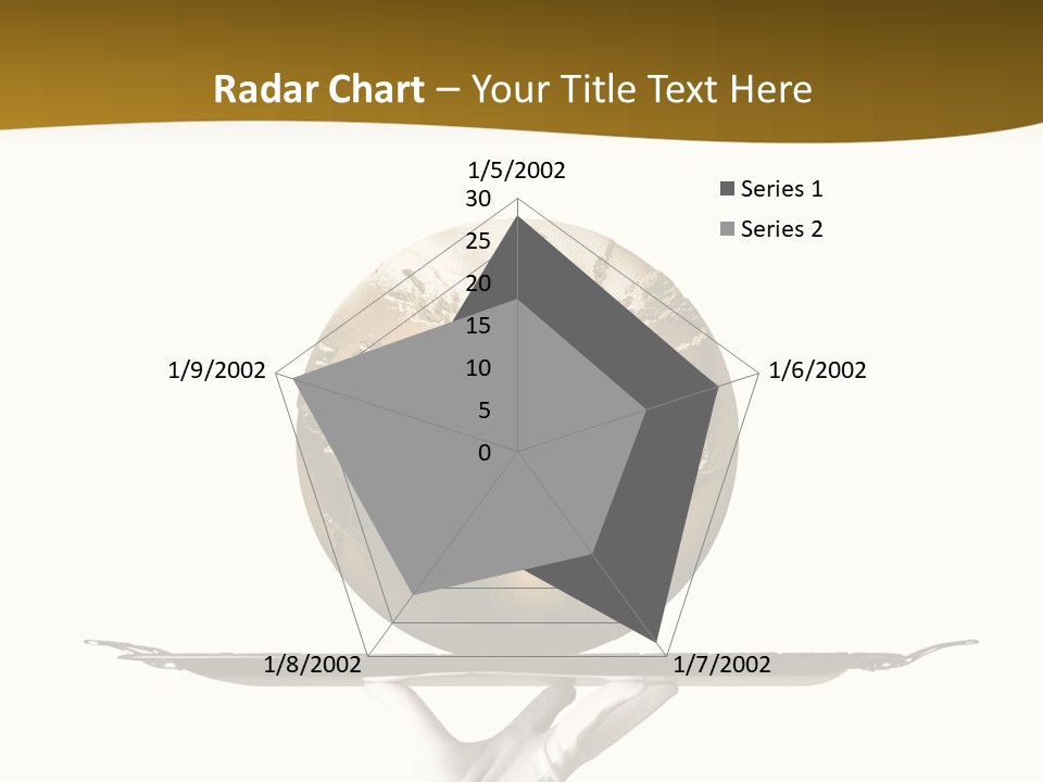 Planet On The Tray PowerPoint Template