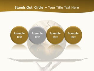 Planet On The Tray PowerPoint Template
