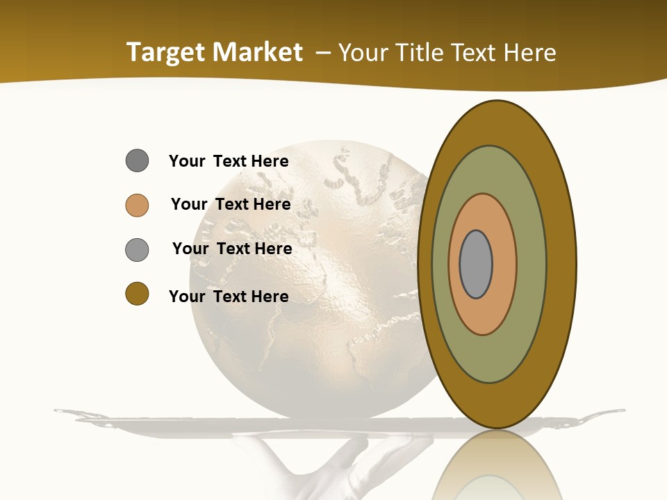 Planet On The Tray PowerPoint Template