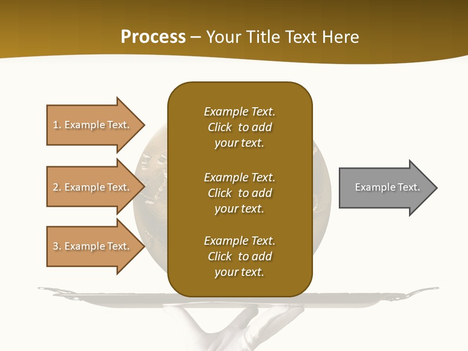 Planet On The Tray PowerPoint Template