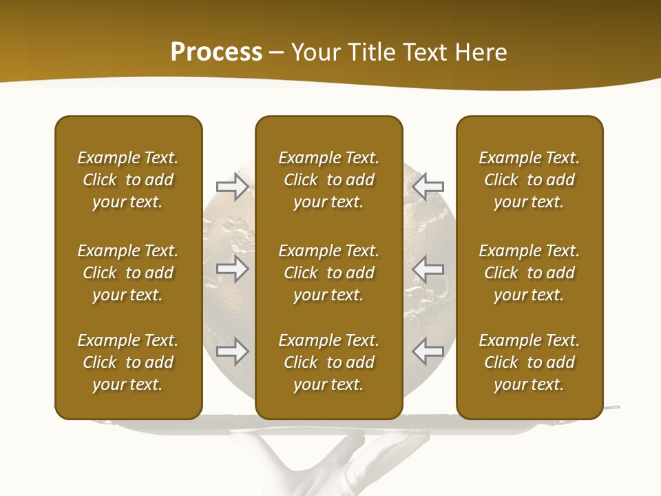 Planet On The Tray PowerPoint Template