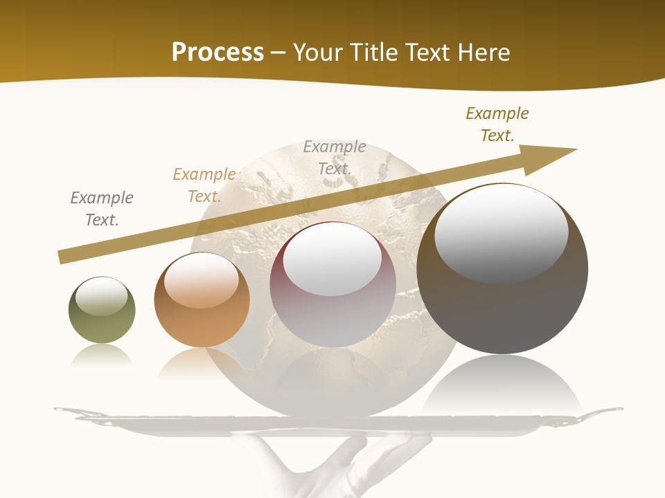 Planet On The Tray PowerPoint Template