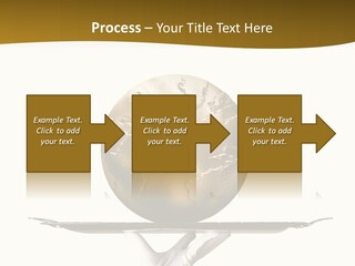 Planet On The Tray PowerPoint Template