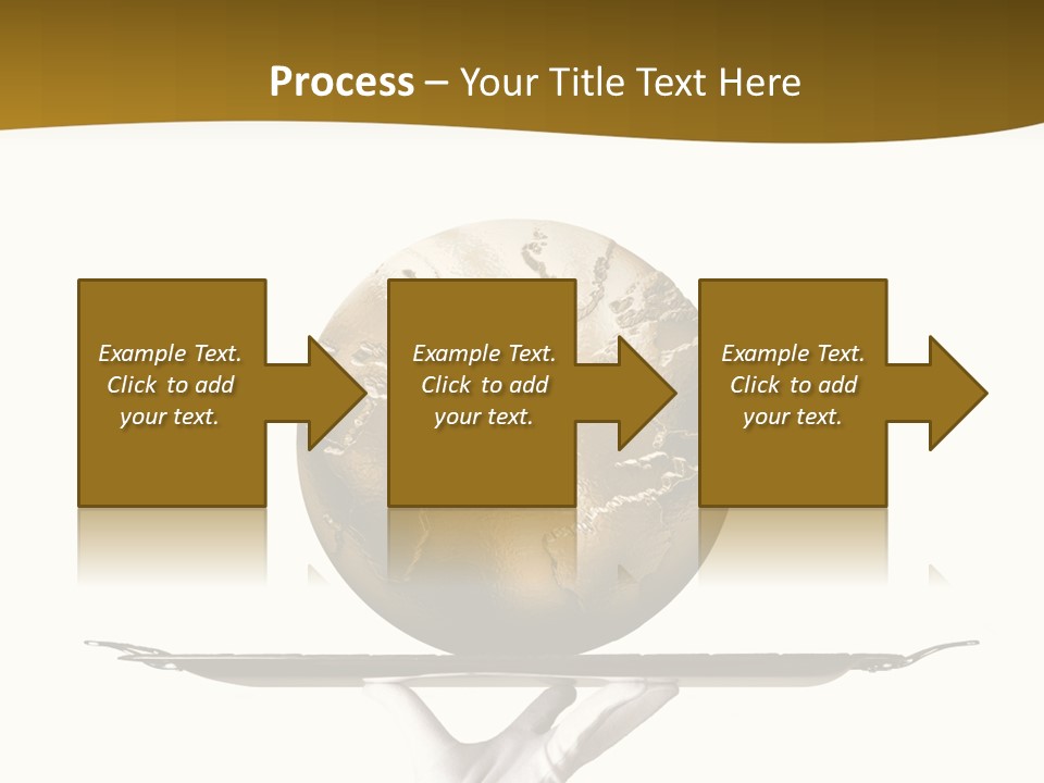 Planet On The Tray PowerPoint Template