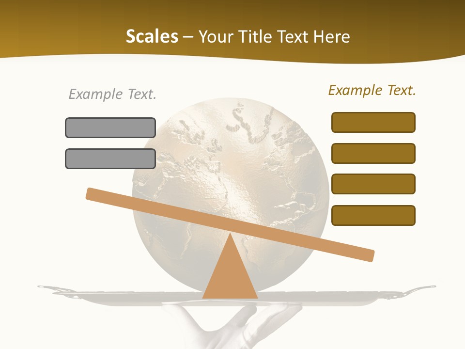 Planet On The Tray PowerPoint Template