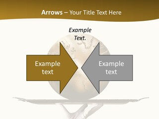 Planet On The Tray PowerPoint Template