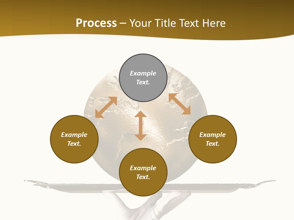 Planet On The Tray PowerPoint Template
