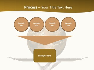 Planet On The Tray PowerPoint Template