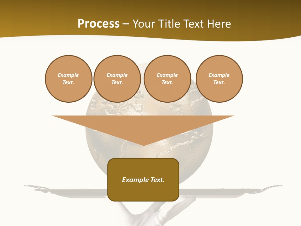 Planet On The Tray PowerPoint Template