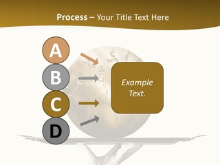 Planet On The Tray PowerPoint Template