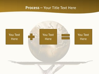 Planet On The Tray PowerPoint Template