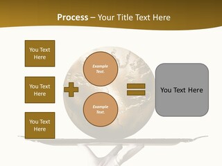 Planet On The Tray PowerPoint Template