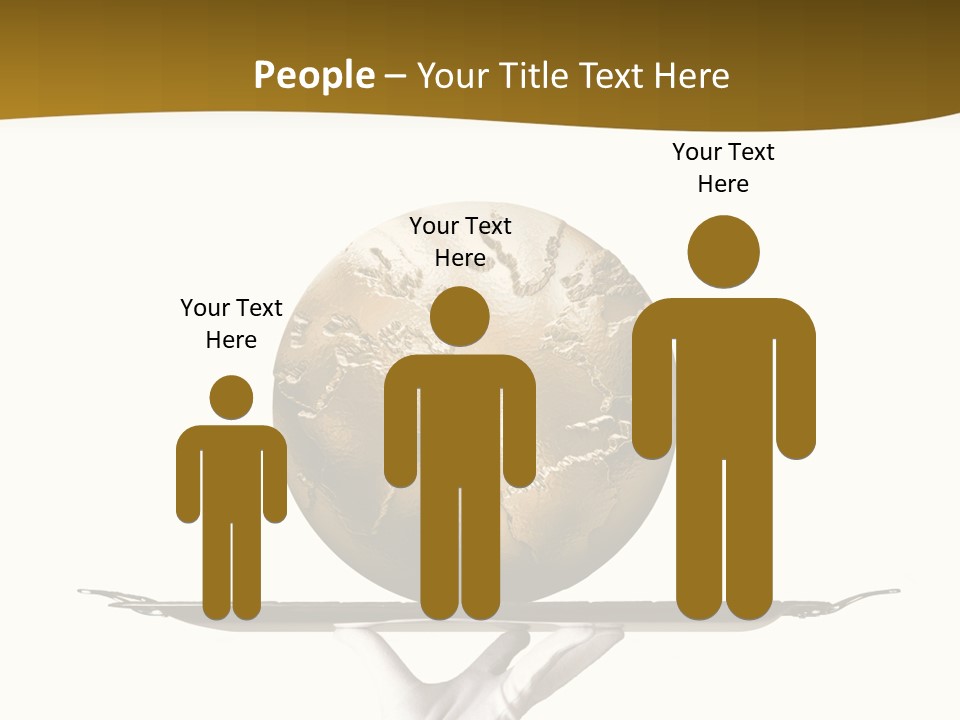 Planet On The Tray PowerPoint Template