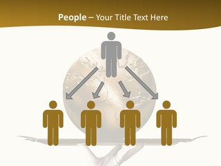 Planet On The Tray PowerPoint Template