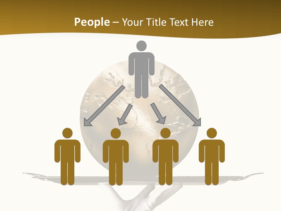 Planet On The Tray PowerPoint Template