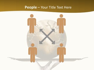 Planet On The Tray PowerPoint Template