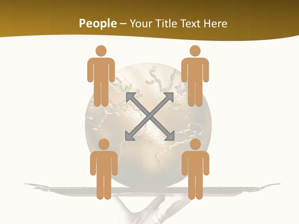 Planet On The Tray PowerPoint Template