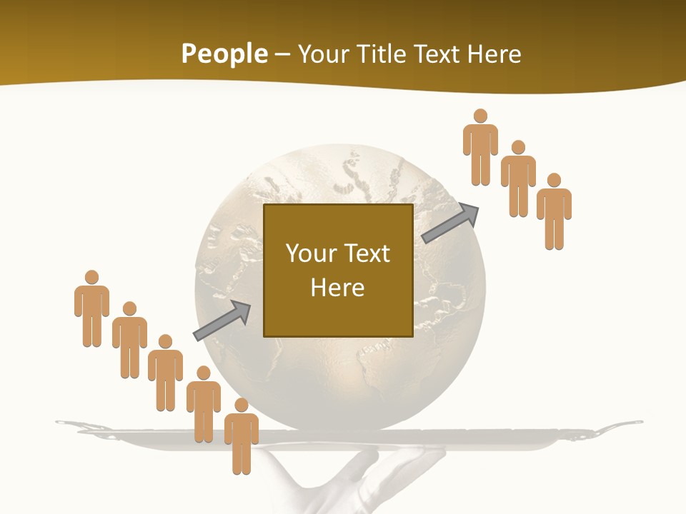 Planet On The Tray PowerPoint Template