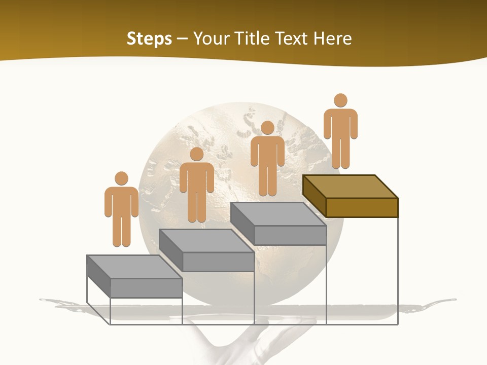 Planet On The Tray PowerPoint Template
