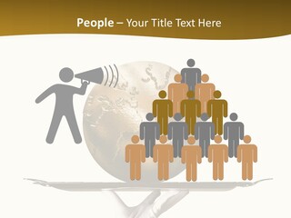 Planet On The Tray PowerPoint Template