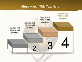 Planet On The Tray PowerPoint Template