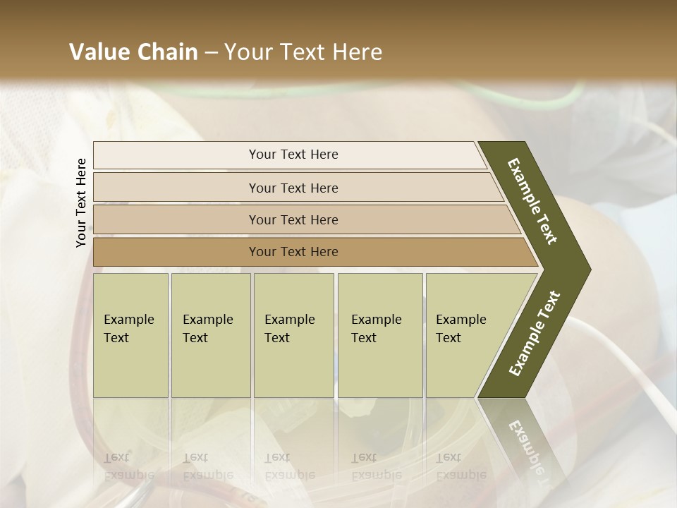A Man On A Drip PowerPoint Template