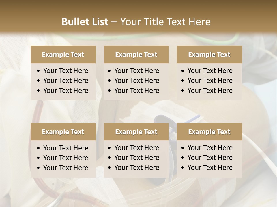 A Man On A Drip PowerPoint Template