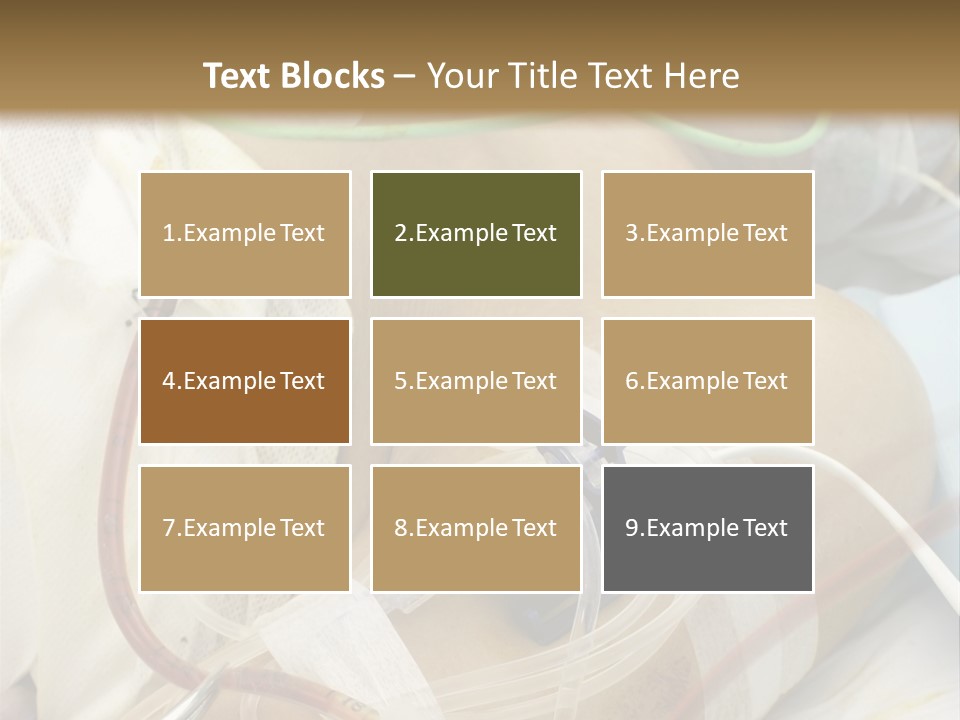 A Man On A Drip PowerPoint Template