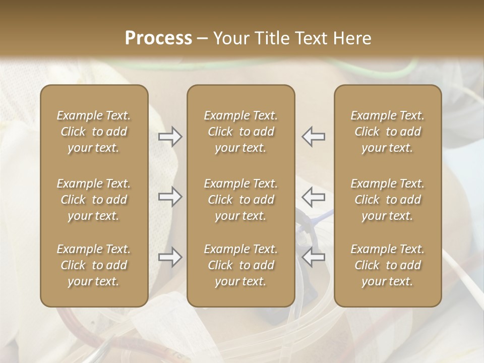 A Man On A Drip PowerPoint Template