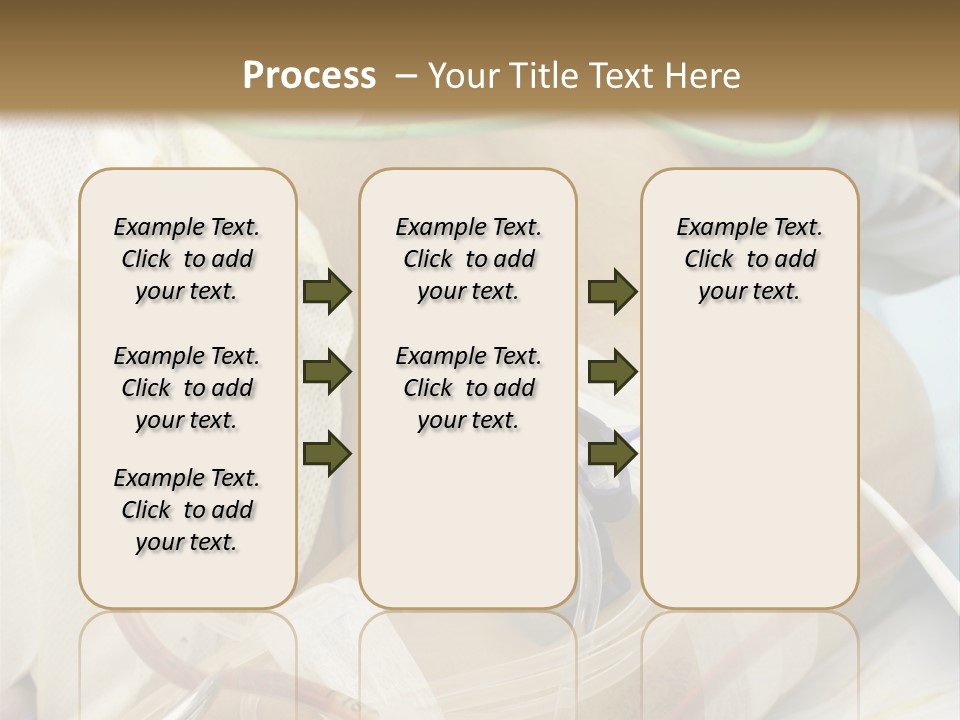 A Man On A Drip PowerPoint Template