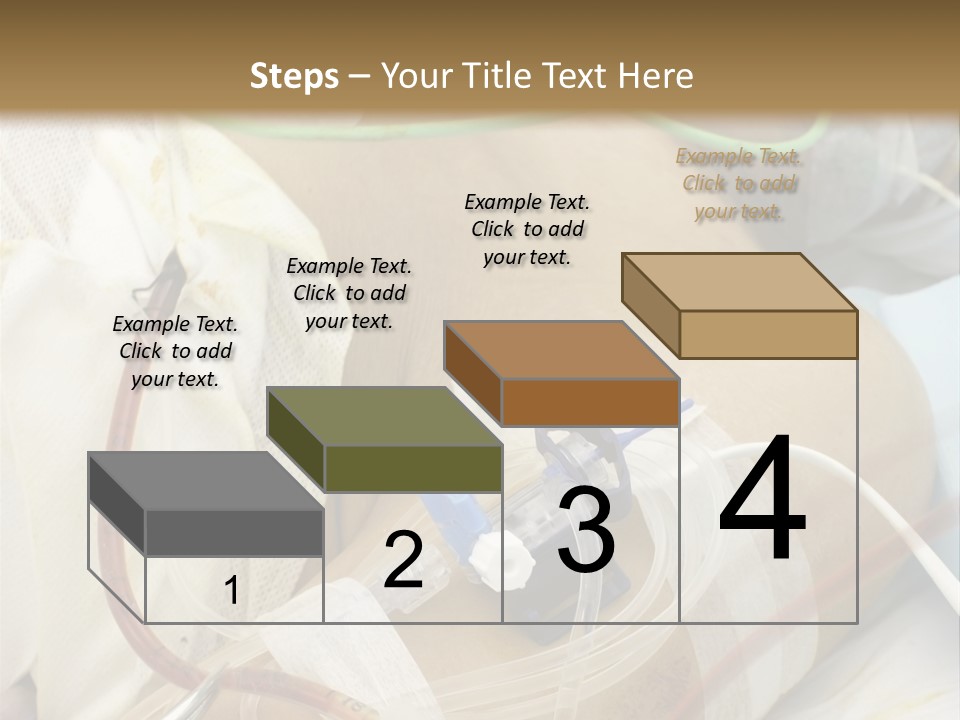 A Man On A Drip PowerPoint Template