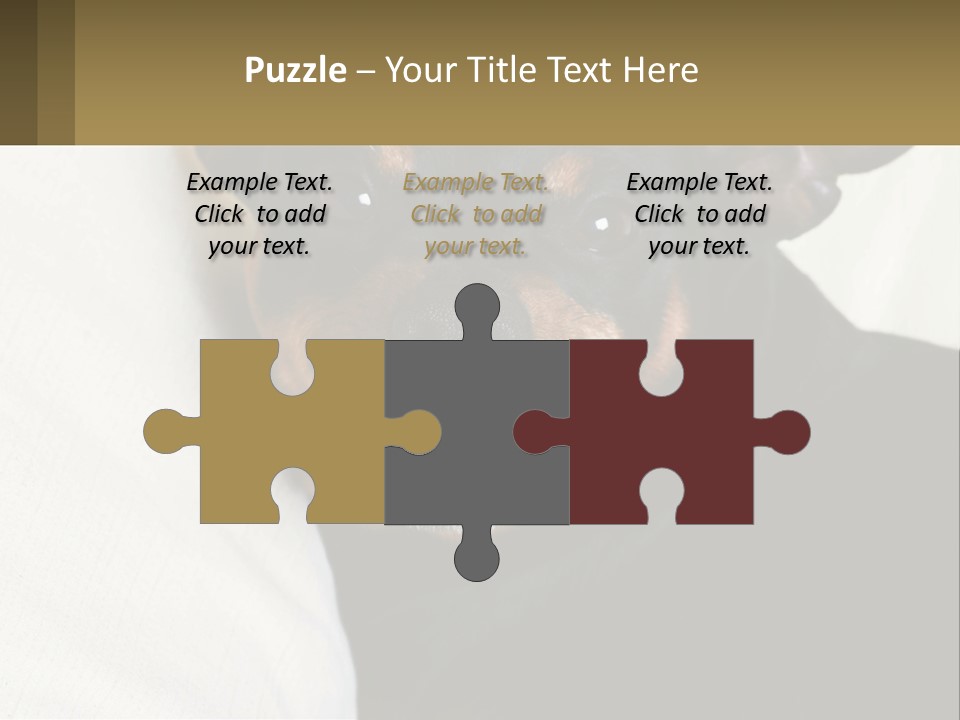 An Evil Dog PowerPoint Template