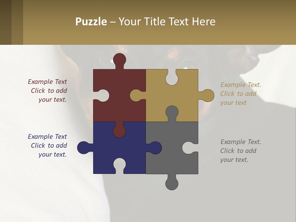 An Evil Dog PowerPoint Template