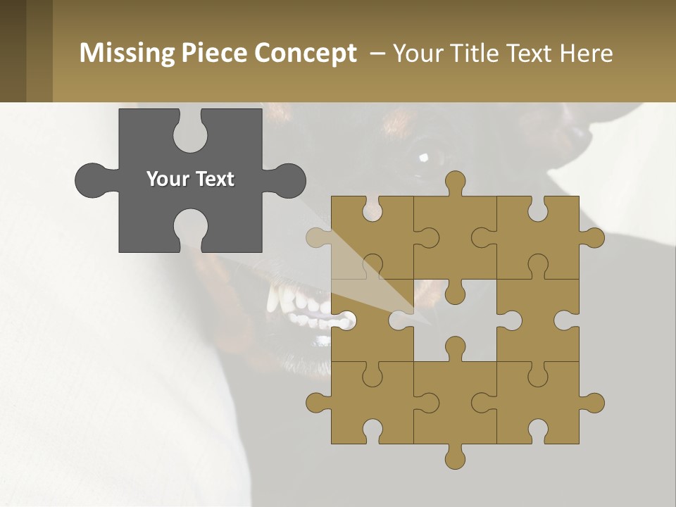 An Evil Dog PowerPoint Template