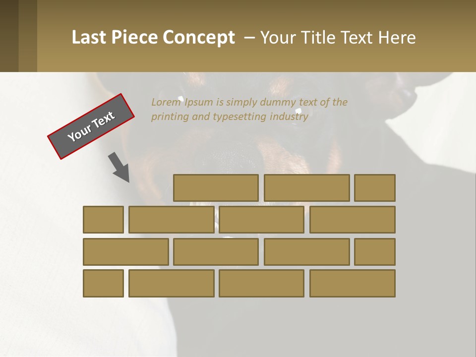 An Evil Dog PowerPoint Template