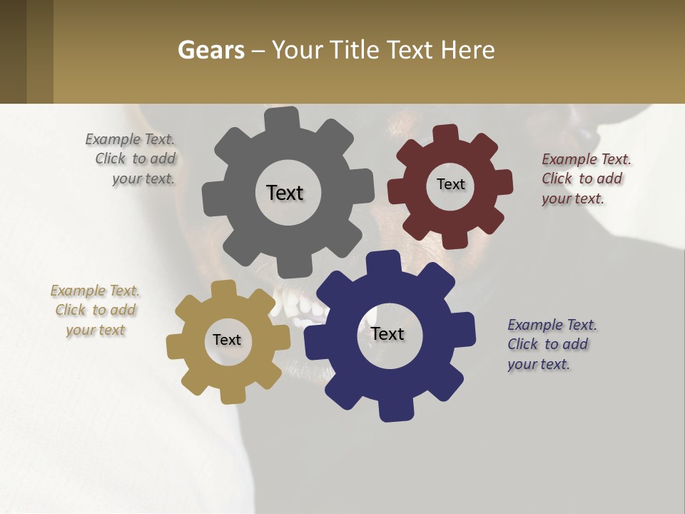 An Evil Dog PowerPoint Template