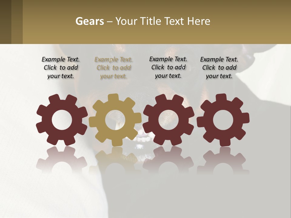 An Evil Dog PowerPoint Template