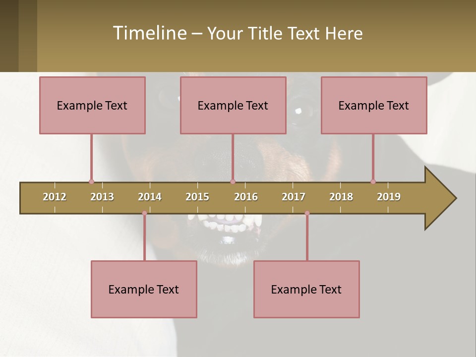 An Evil Dog PowerPoint Template