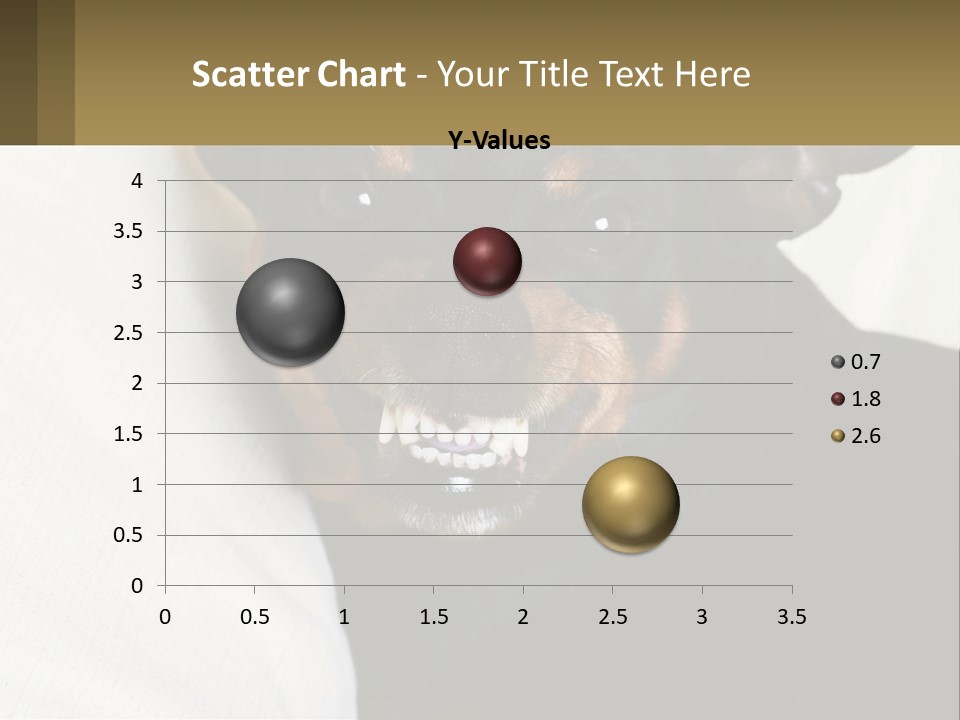 An Evil Dog PowerPoint Template