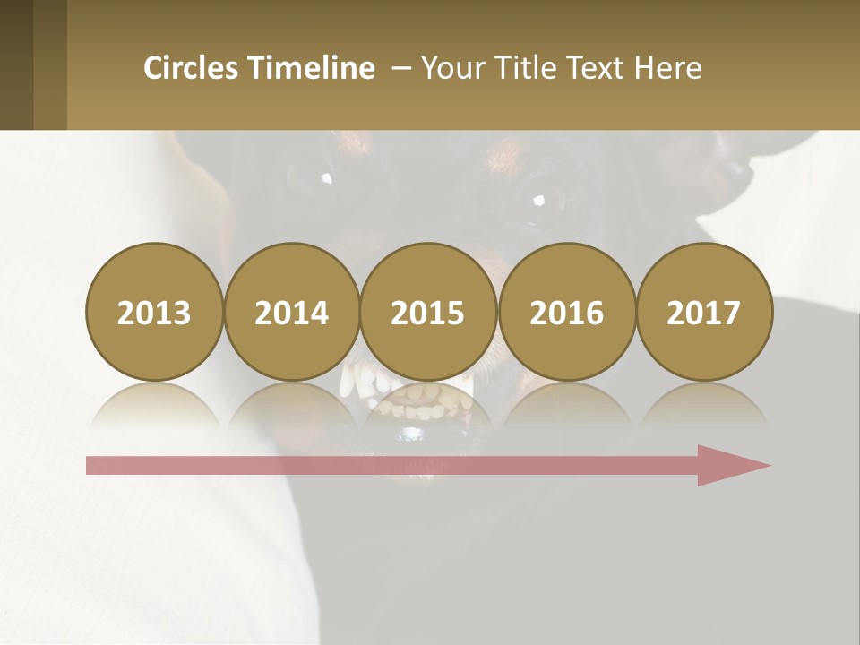 An Evil Dog PowerPoint Template