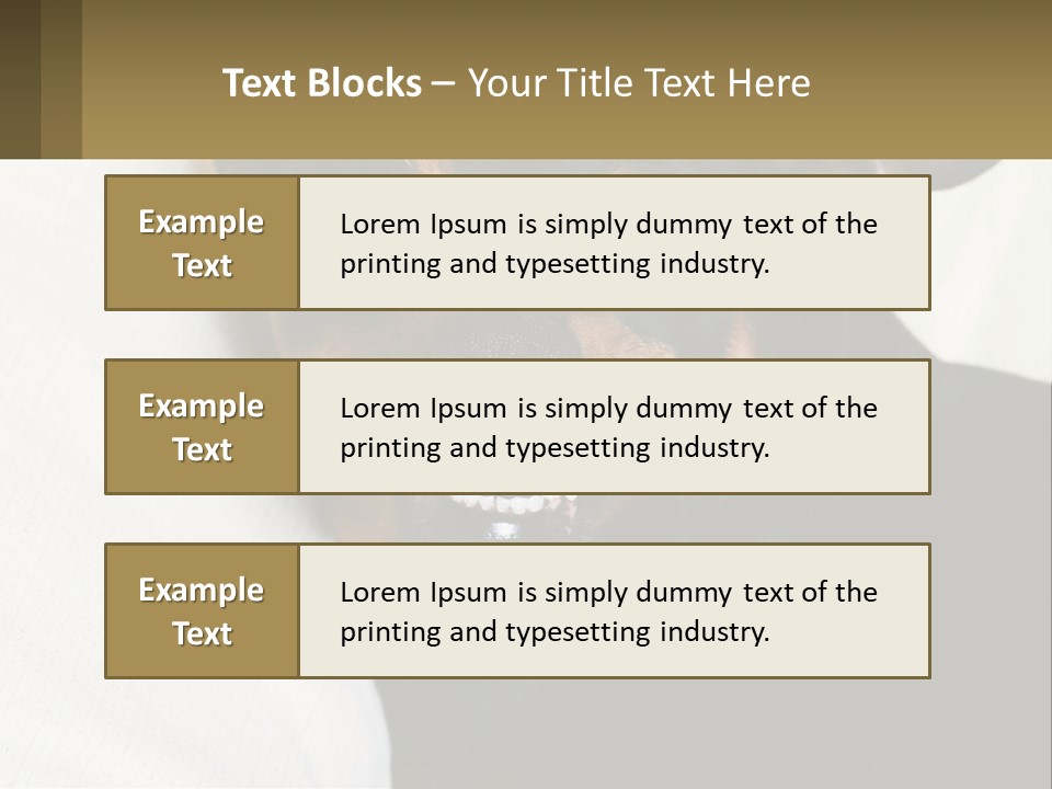 An Evil Dog PowerPoint Template