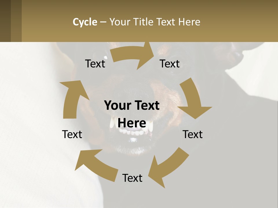 An Evil Dog PowerPoint Template