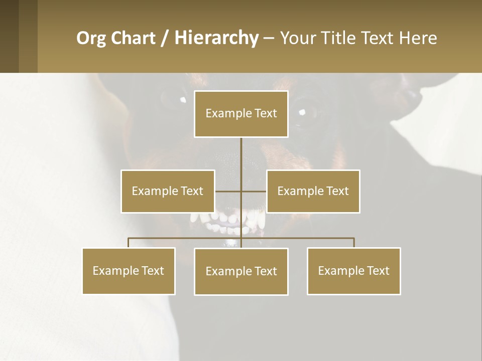 An Evil Dog PowerPoint Template