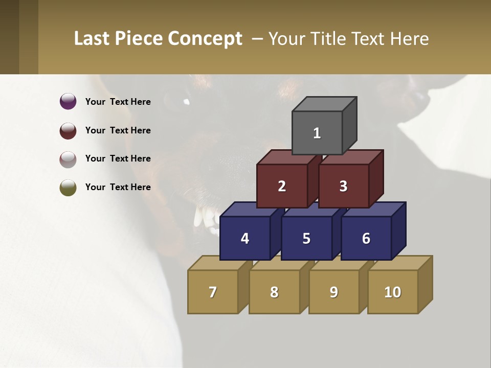 An Evil Dog PowerPoint Template