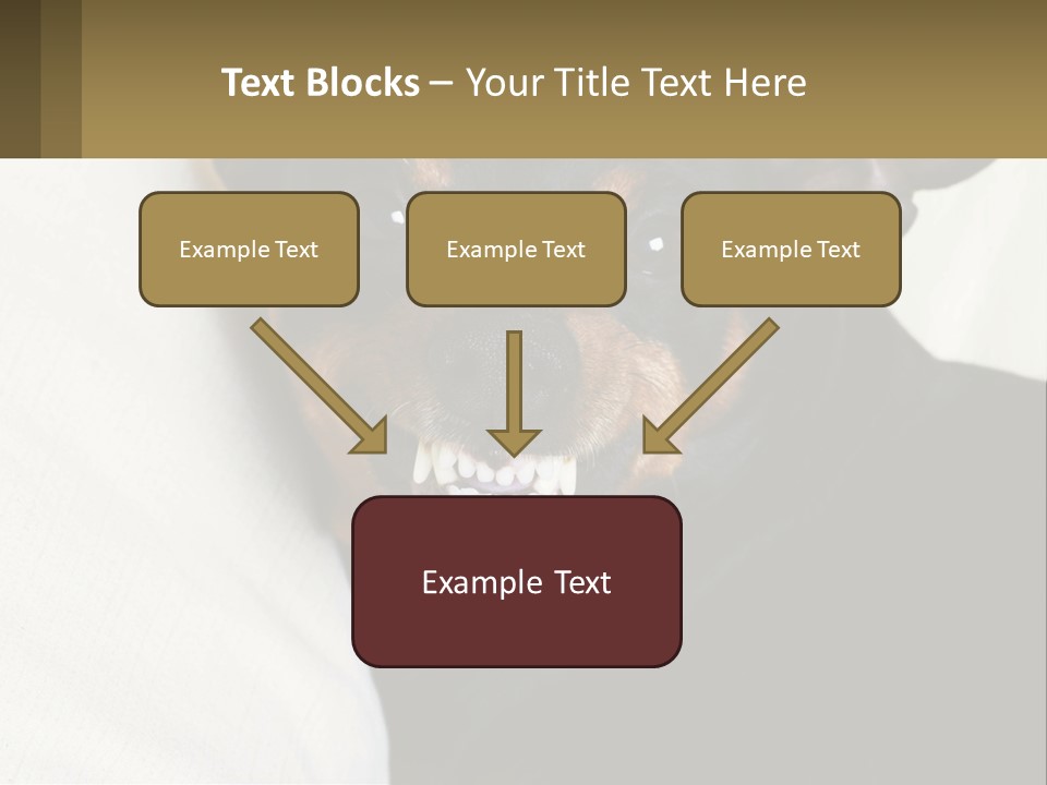 An Evil Dog PowerPoint Template