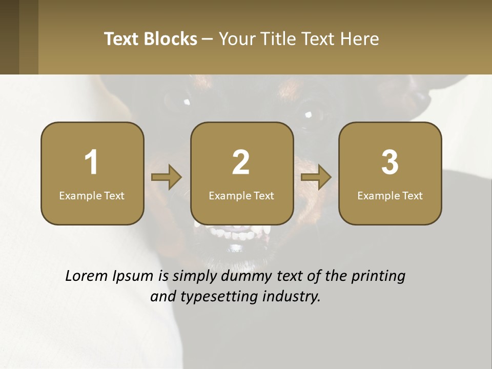 An Evil Dog PowerPoint Template