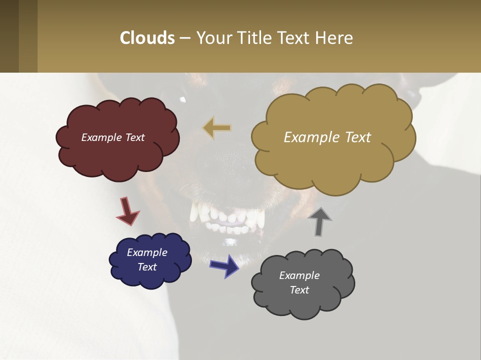 An Evil Dog PowerPoint Template