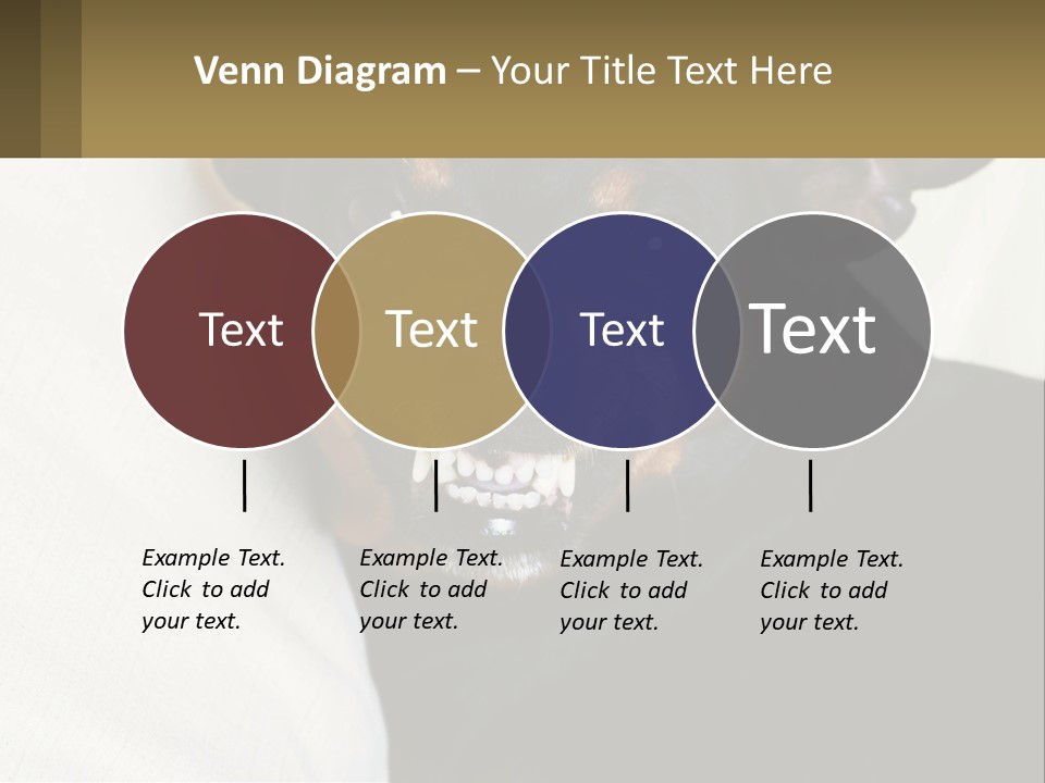 An Evil Dog PowerPoint Template