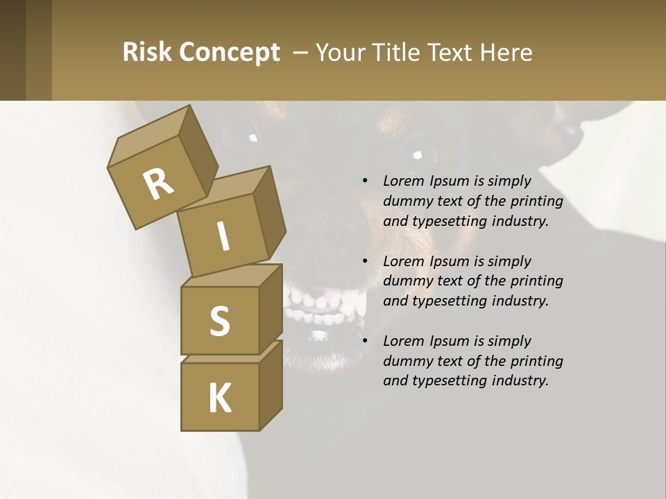 An Evil Dog PowerPoint Template